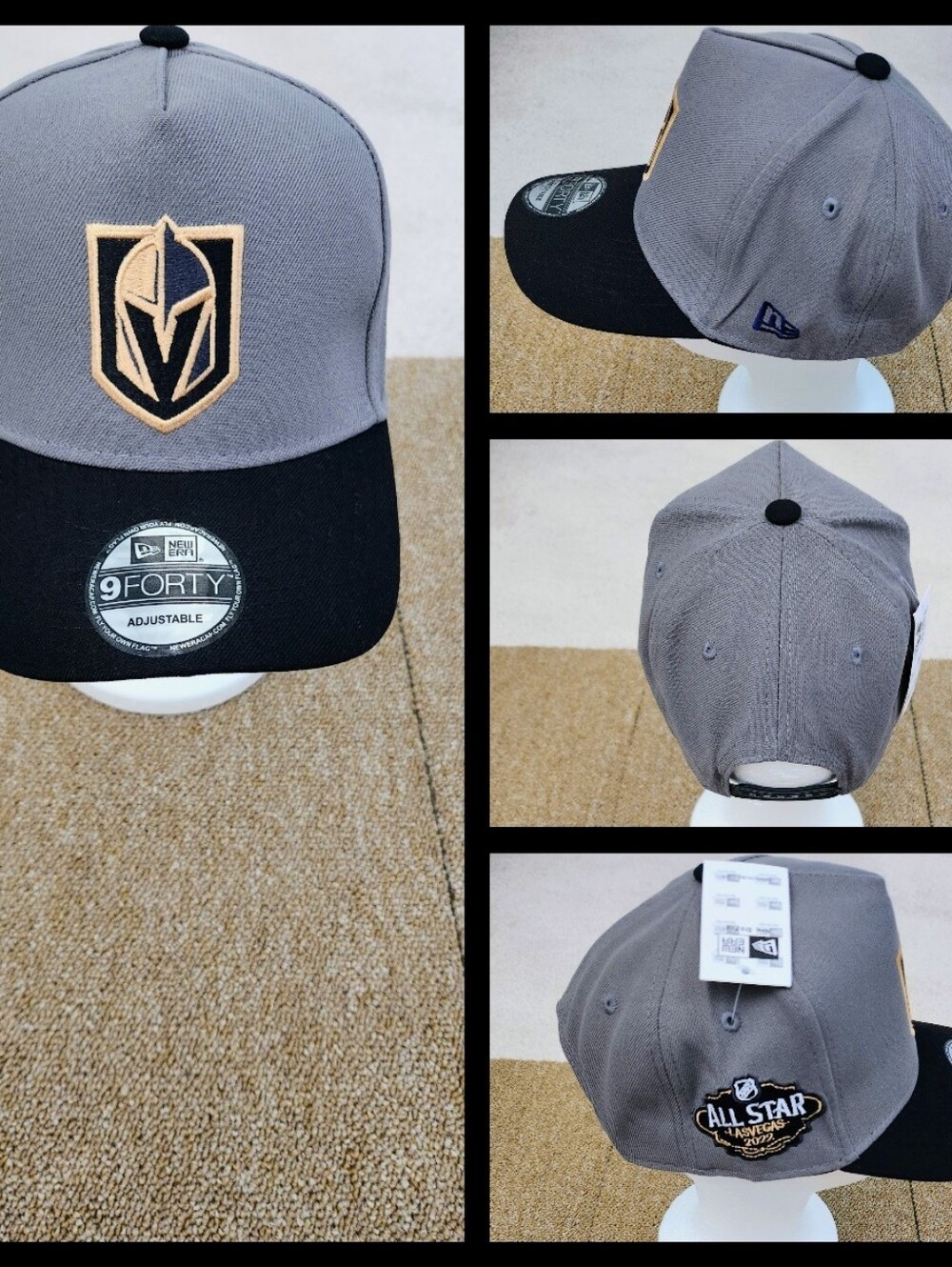 VEGAS GOLDEN KNIGHTS NHL HOCKEY SNAPBACK HAT.